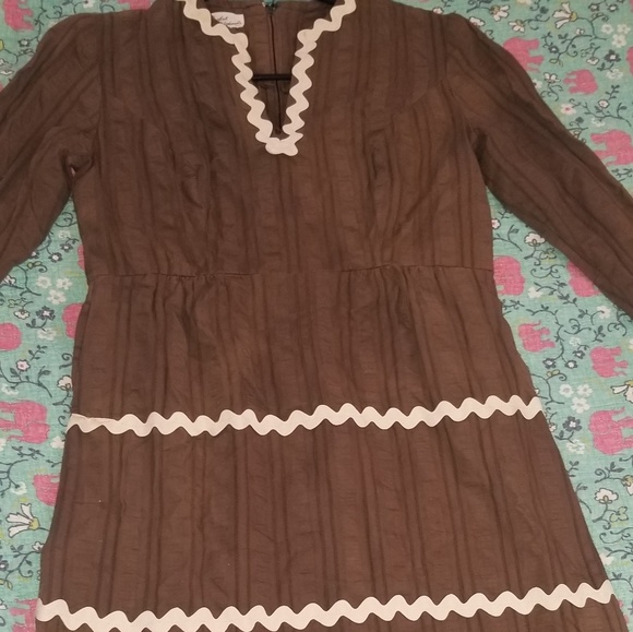 Vintage Dress 60's maybe 70's - Picture 3 of 6